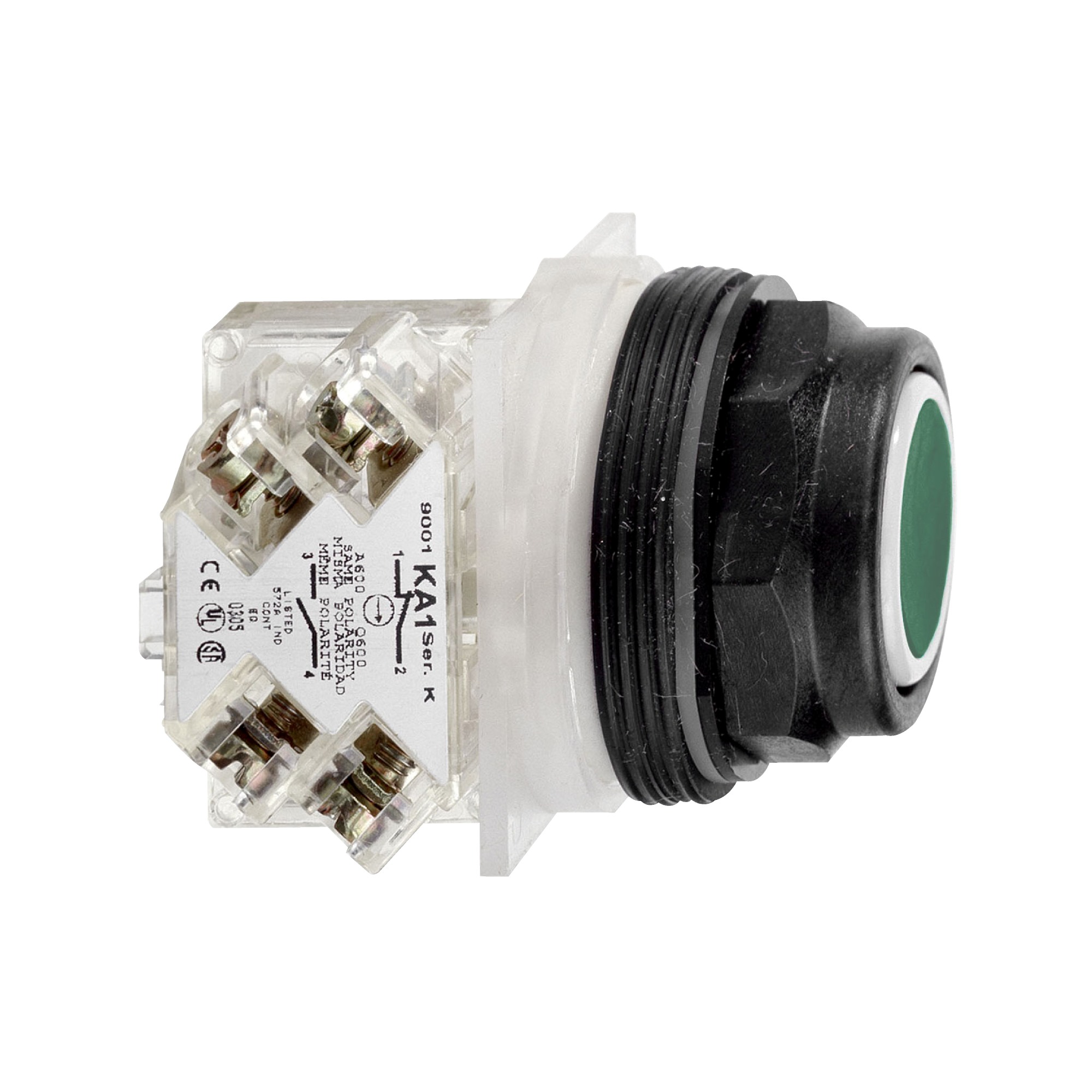 Pulsador NEMA 30mm Pla Ras Ver 1NA 9001SKR1GH5 — Schneider Electric — Schneider Electric