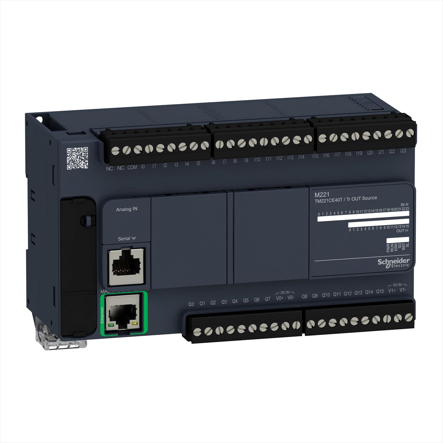 PLC 24VC 24ED+2EA/16SD Ser+eth TM221CE40T M221 — Schneider Electric — Schneider Electric