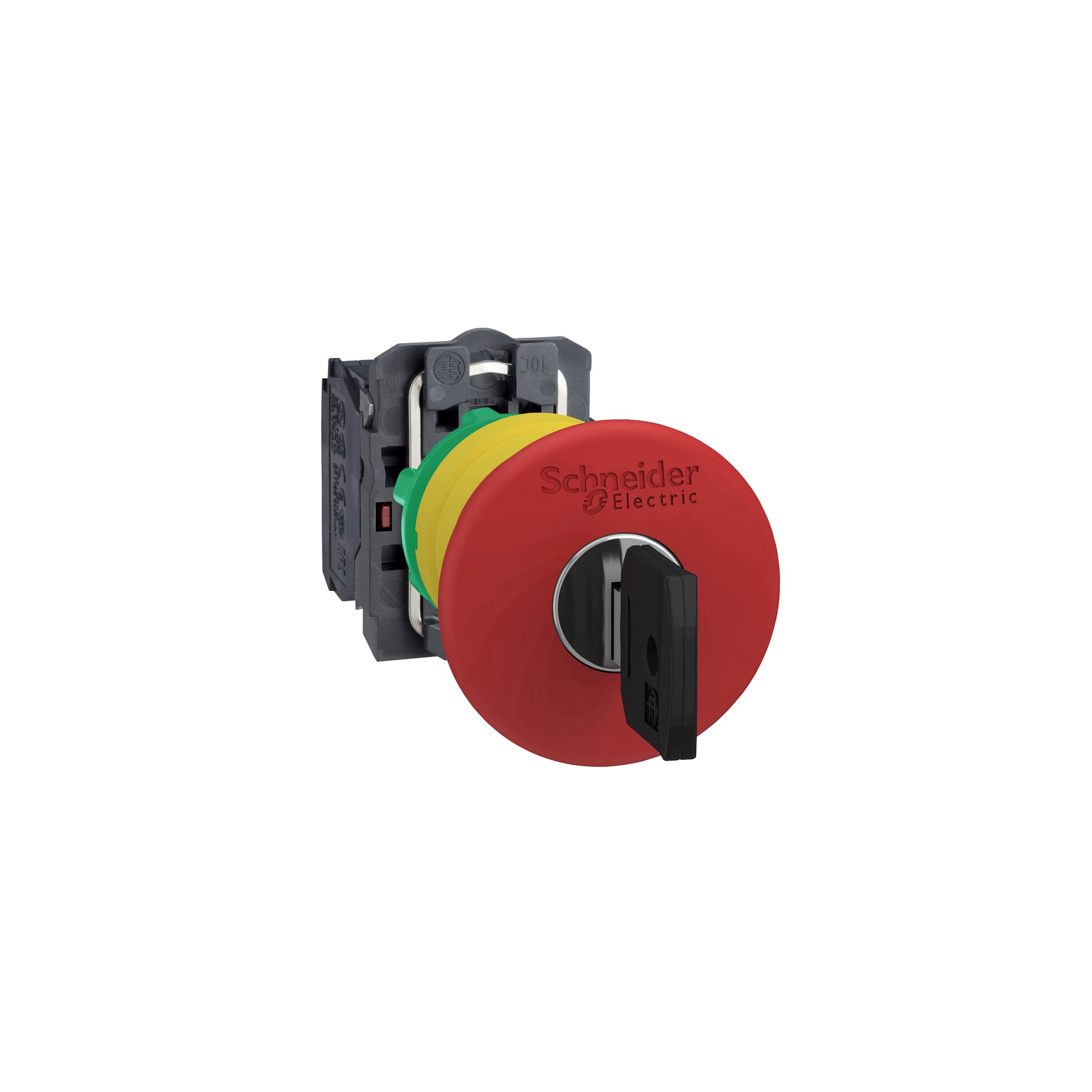 Parada Emergencia Seta Gir/des RO22mm 1 NA + 1 NC Plast XB5AS9445 — Schneider Electric — Schneider Electric