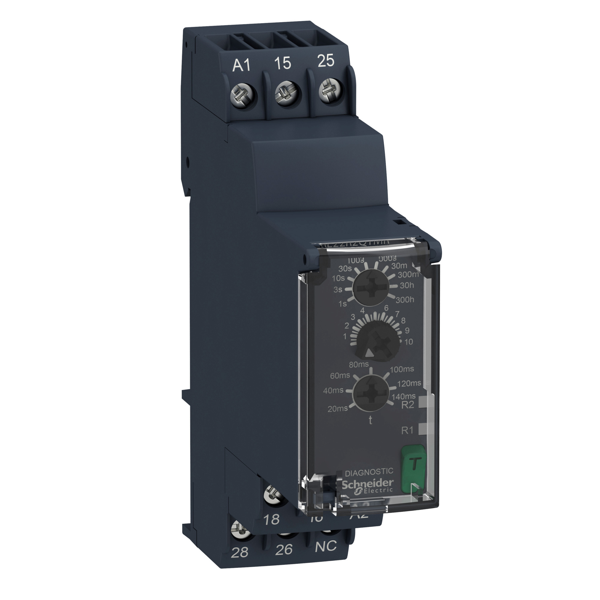 Relé ZELIO TEMP EST/TRIANG 24 VAC/VDC 2NA-2NC RE22R2QTMR Schneider Electric — Schneider Electric