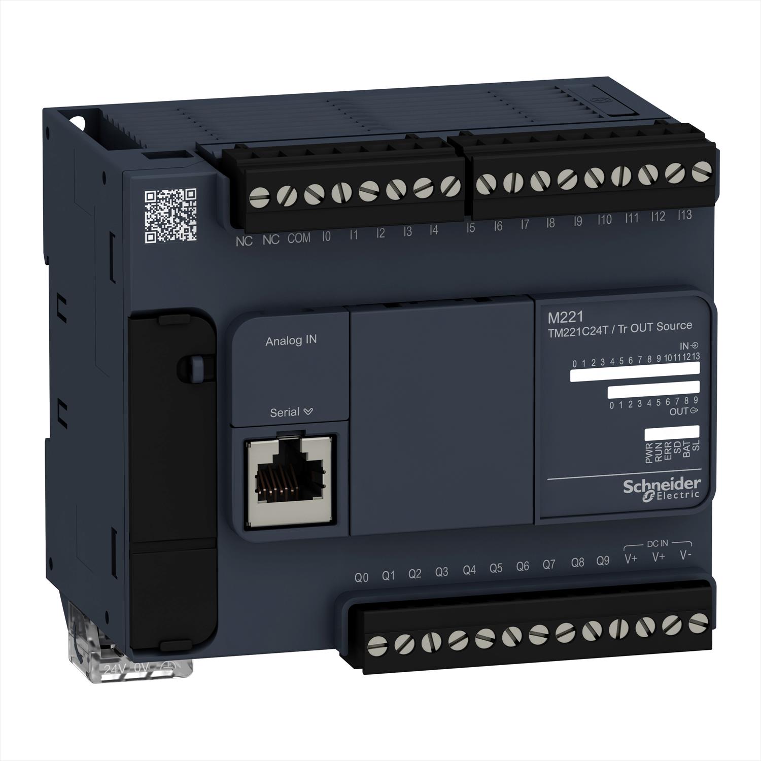 PLC 24VC 14ED+2EA/10SD Serial TM221C24T M221 — Schneider Electric — Schneider Electric