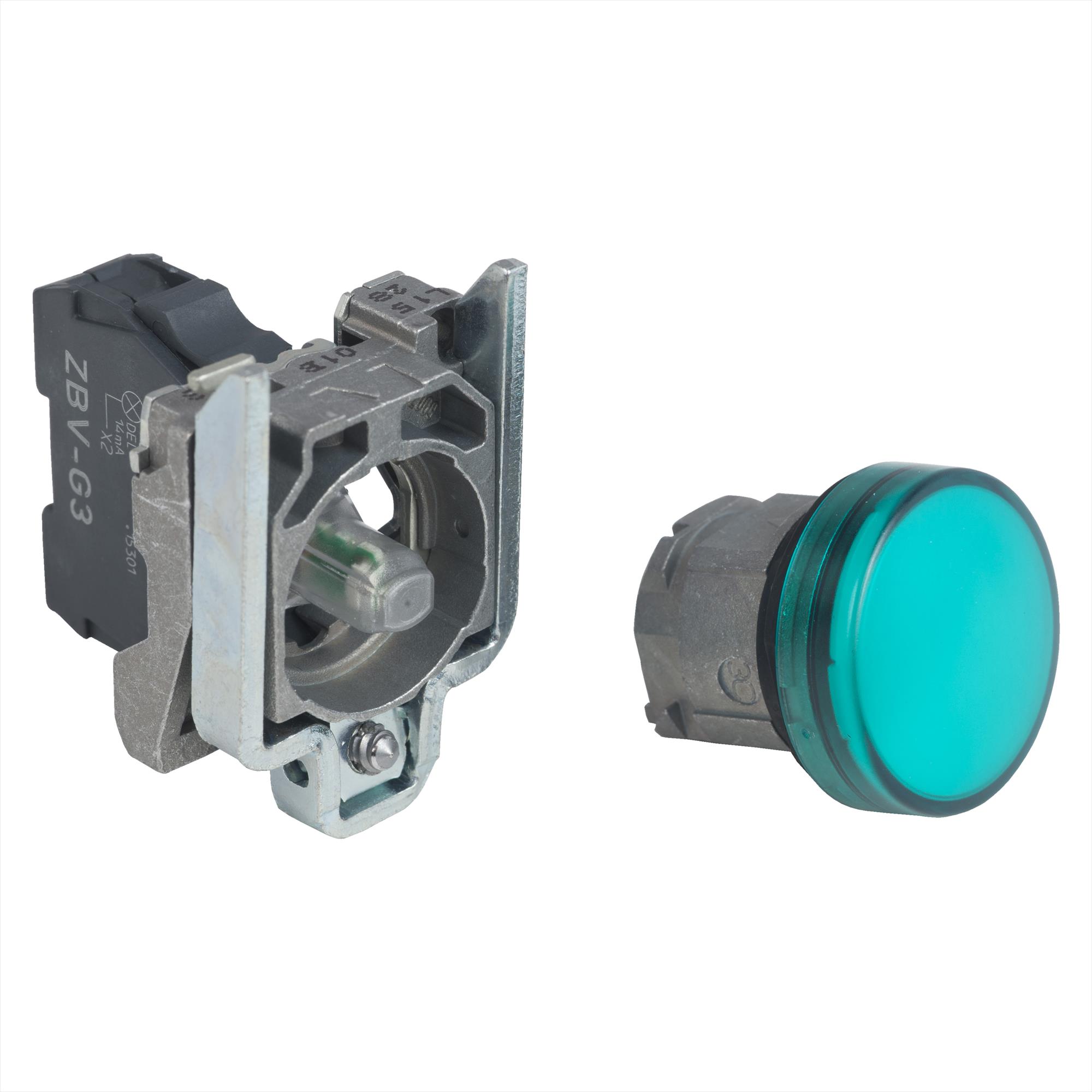 Piloto Lum Met Arm Con Led 48-120VAC Ve XB4BVG3 — Schneider Electric — Schneider Electric