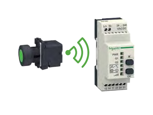 Transm+puls+carcar 24-240VAC 2S-REL Conf XB5RMA04 — Schneider Electric — Schneider Electric