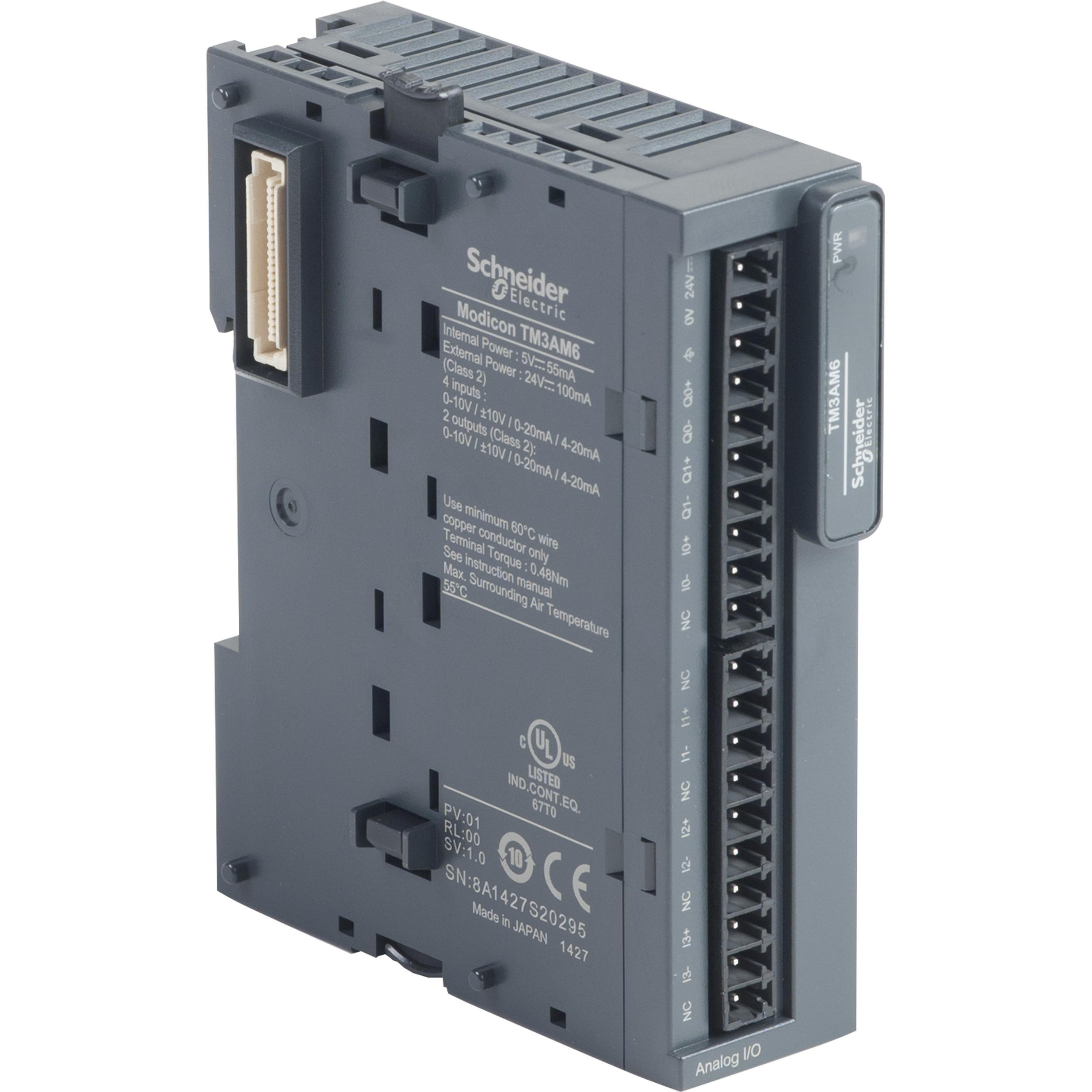 Modulo 4EA+2SA Tension/corr Tornill TM3AM6 M221 — Schneider Electric — Schneider Electric