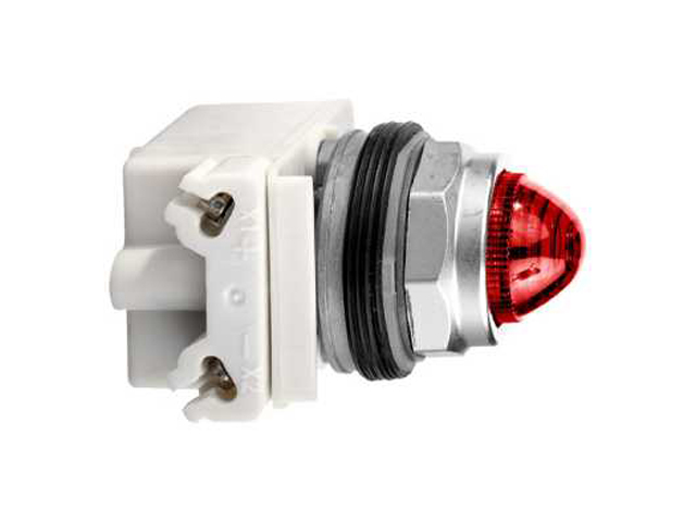 Piloto NEMA 30mm Met LED Ro 120VAC/CC 9001KP38LRR9 — Schneider Electric — Schneider Electric