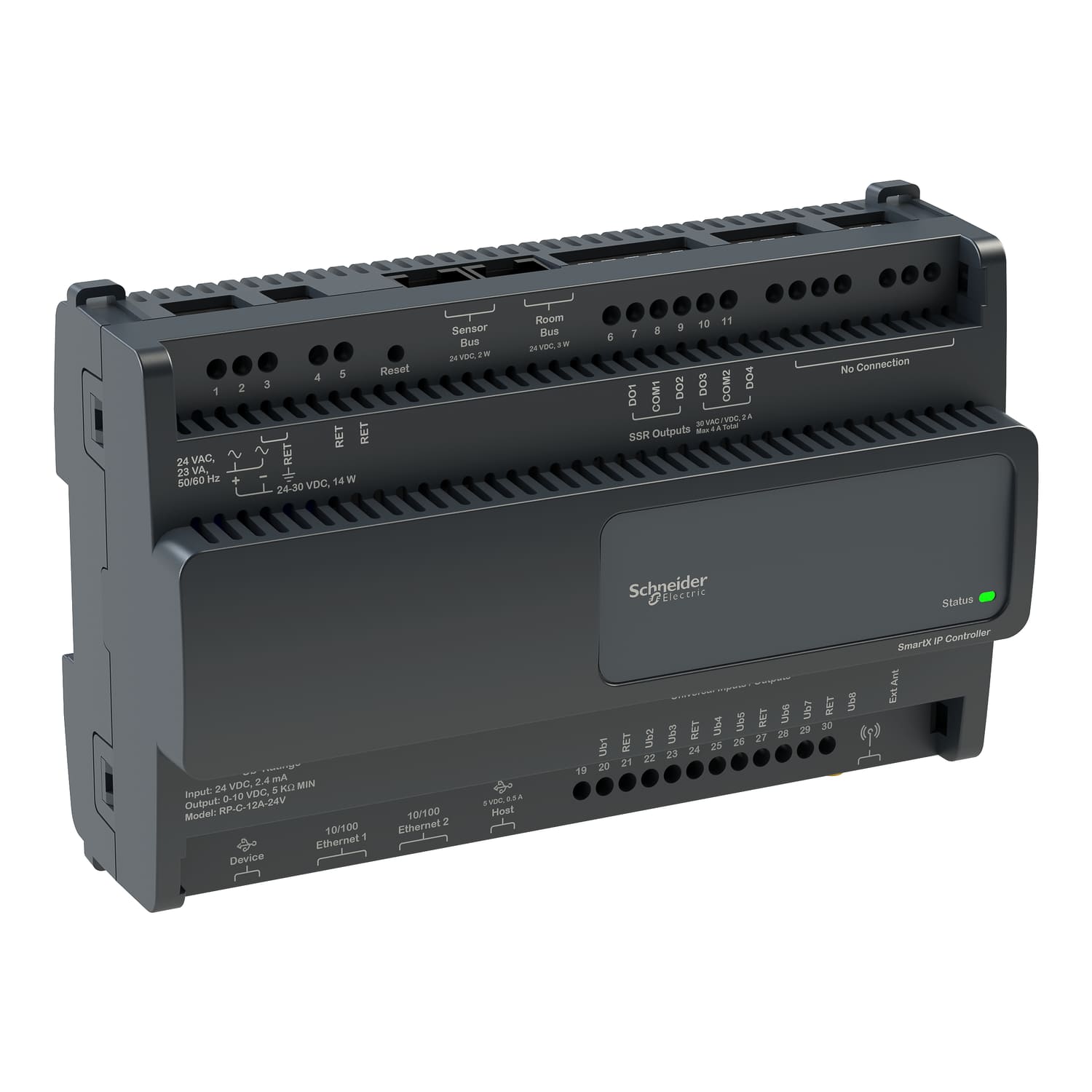 Controlador Smartx RP-C-12A-F-24V SXWRCF12A10001 — Schneider Electric — Schneider Electric