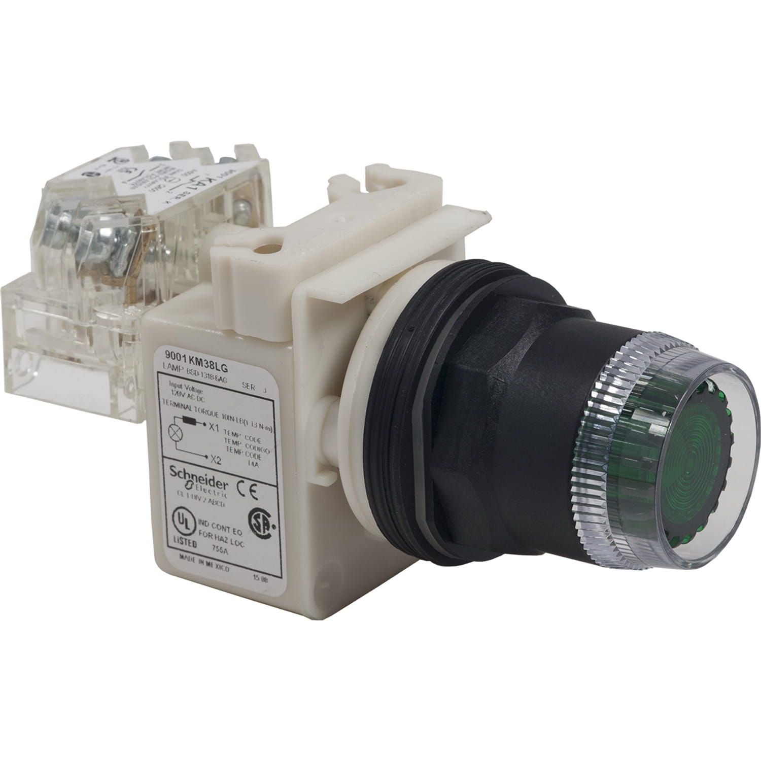 Pulsador Ilumin. Verde 110V 9001SK1L1GH13 — Schneider Electric — Schneider Electric