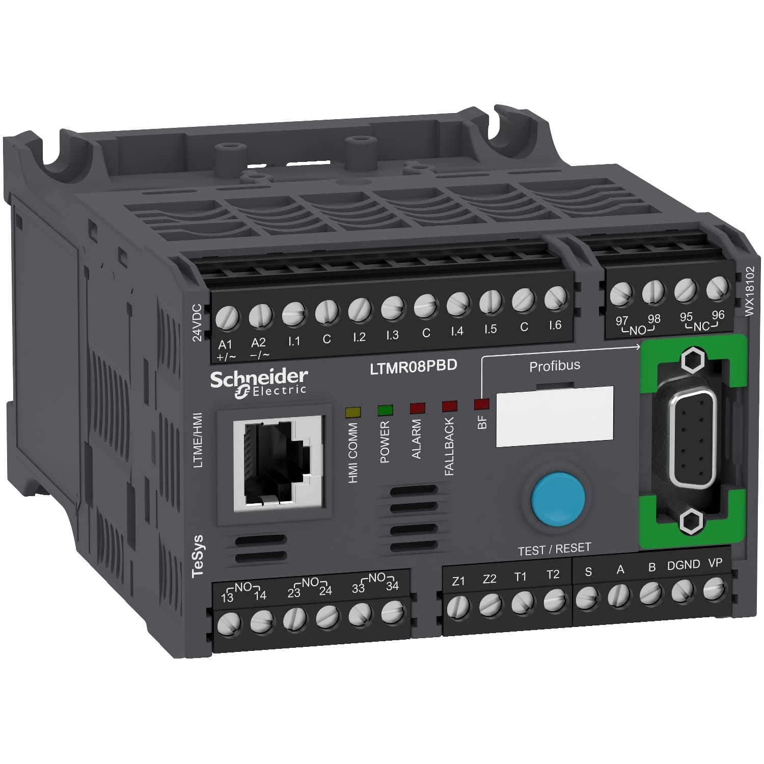 Relé TESYS T ProfibusDP 8A 24VDC LTMR08PBD Schneider Electric — Schneider Electric