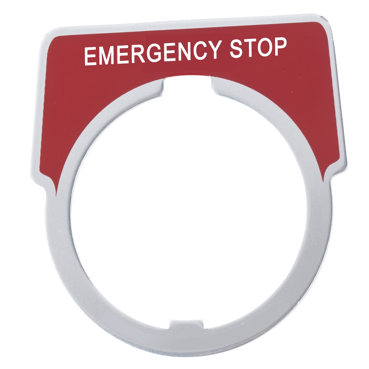 Placa de Leyenda Emerg. Stop 9001KN205 — Schneider Electric — Schneider Electric