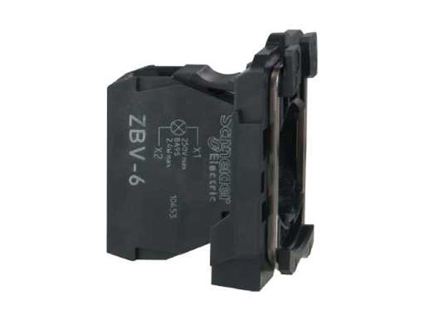 Bloque P/AMP/BA9S-DL1C Sin Amp P/XB4-XB5 ZBV6 — Schneider Electric — Schneider Electric
