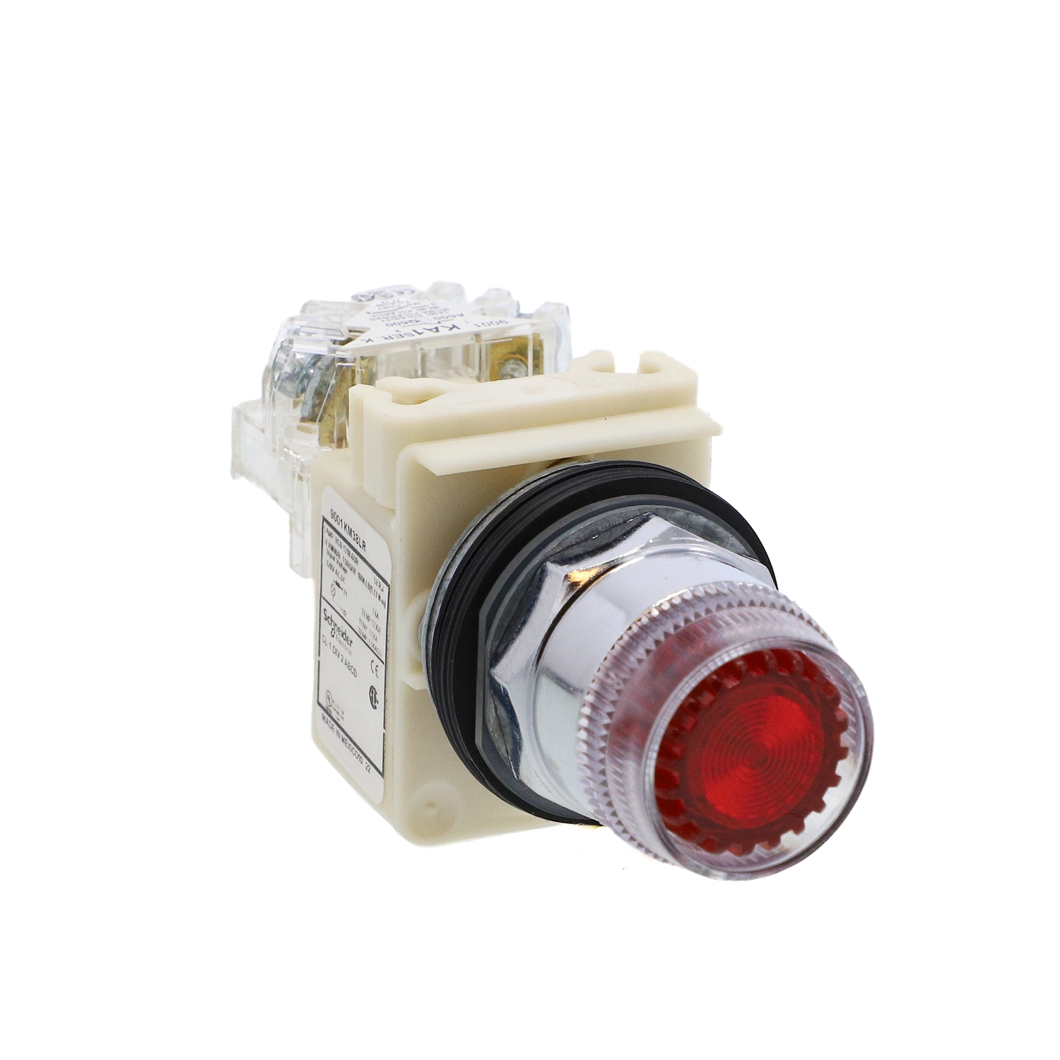 Pulsador NEMA 30mm Met LED Roj 120VAC/CC 9001K1L38LRRH13 — Schneider Electric — Schneider Electric