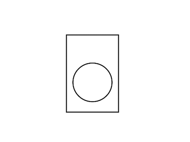 Etiqueta sin Texto 30 X 40mm ZB2BY4101 — Schneider Electric — Schneider Electric