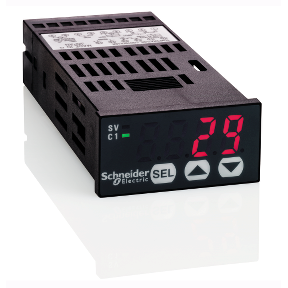 Controlador Temp 24x48 Rel 100-240VAC St REG24PTP1RHU — Schneider Electric — Schneider Electric