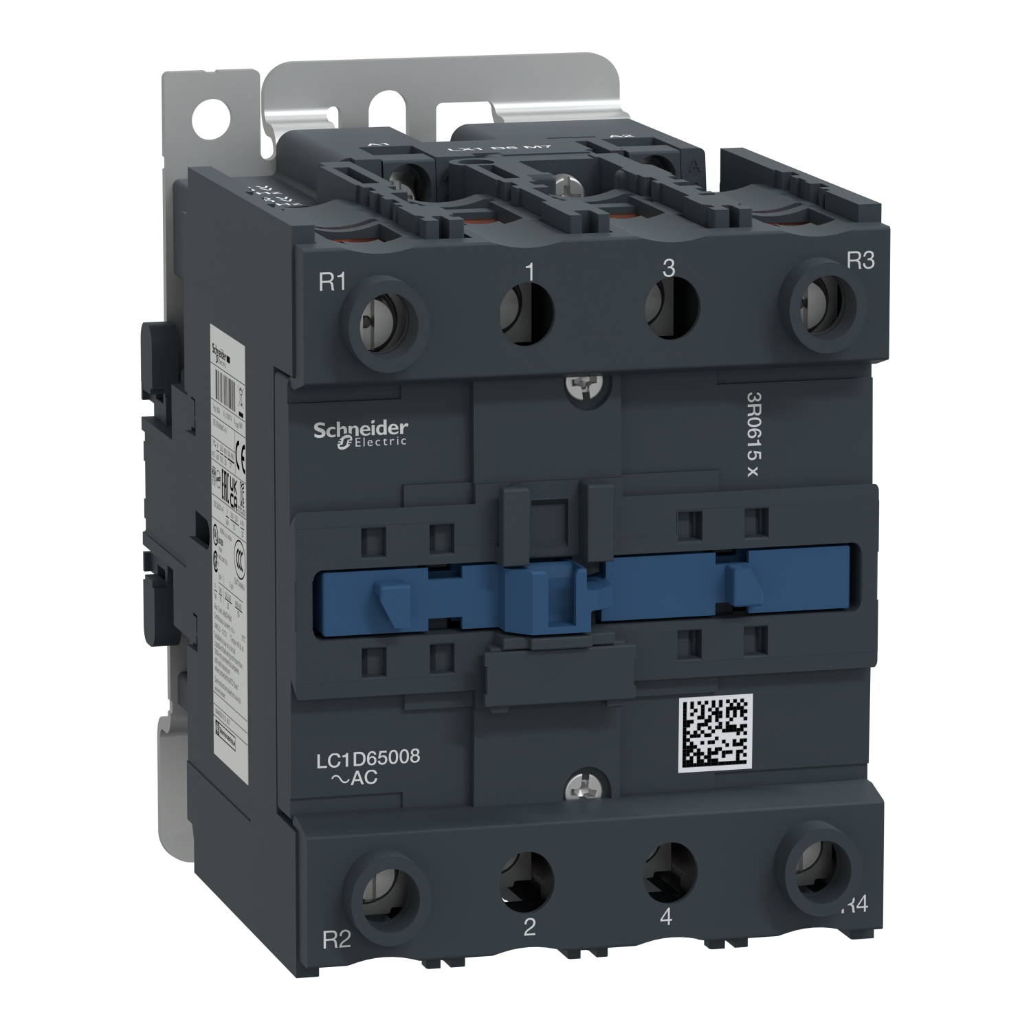 Contactor 80A bobina 48VAC 2NC+2NA LC1D65008E7 Schneider — Schneider