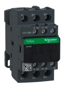 Contactor 25A bobina 48VAC NA+NC LC1D25E7 Schneider — Schneider