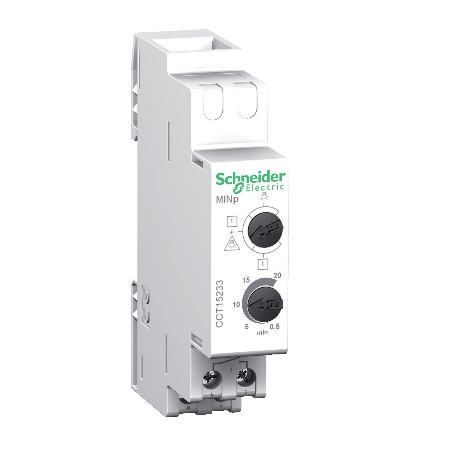 Temporizador Prog 0,5/60 Min Preaviso CCT15233 — Schneider Electric — Schneider Electric
