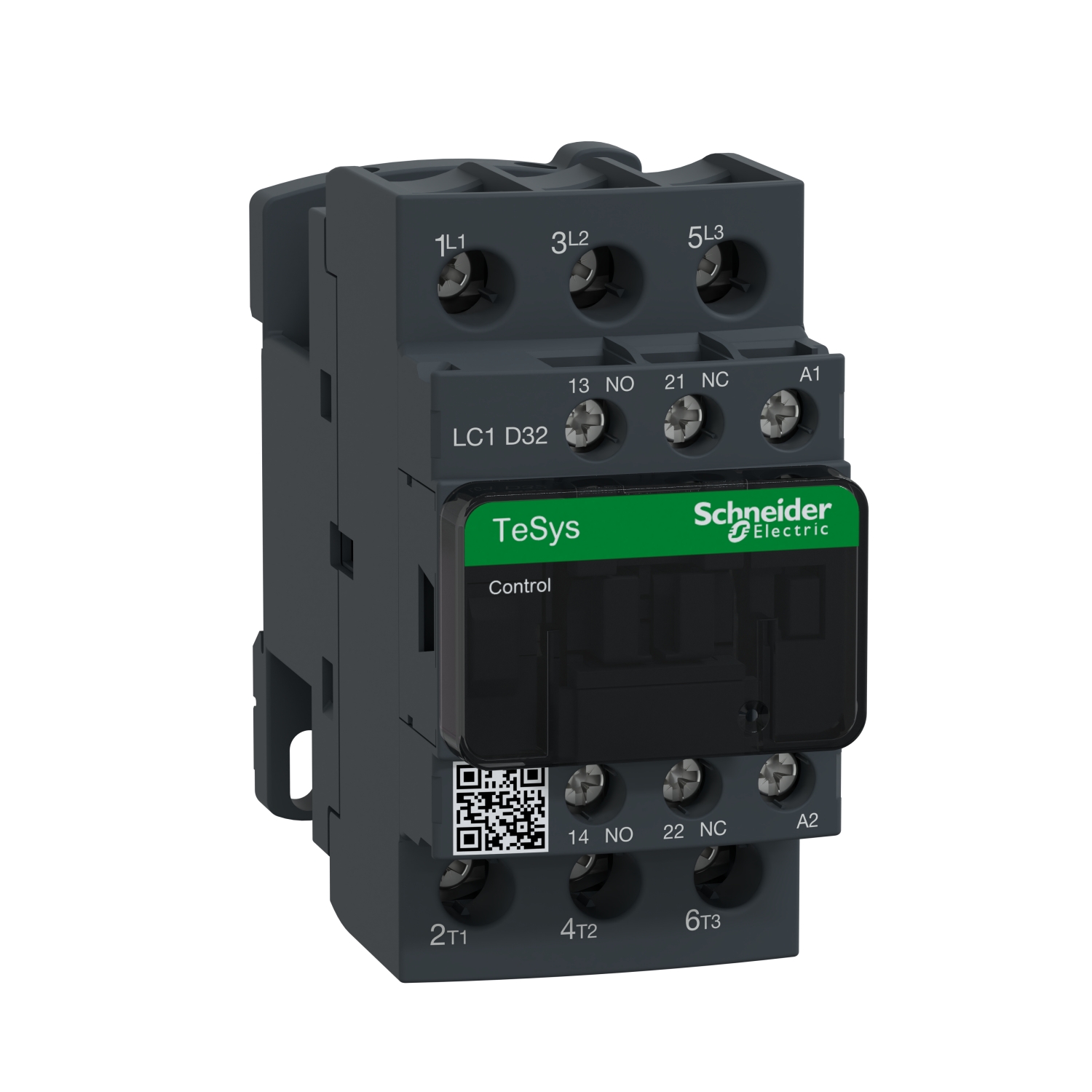 Contactor 32A bobina 110VAC NA+NC LC1D32F7 Schneider — Schneider