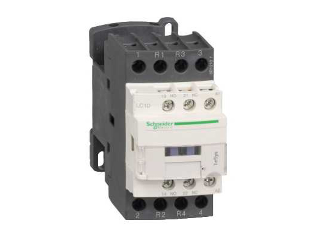 Contactor 25A bobina 48VAC 2NA+2NC LC1D128E7 Schneider — Schneider