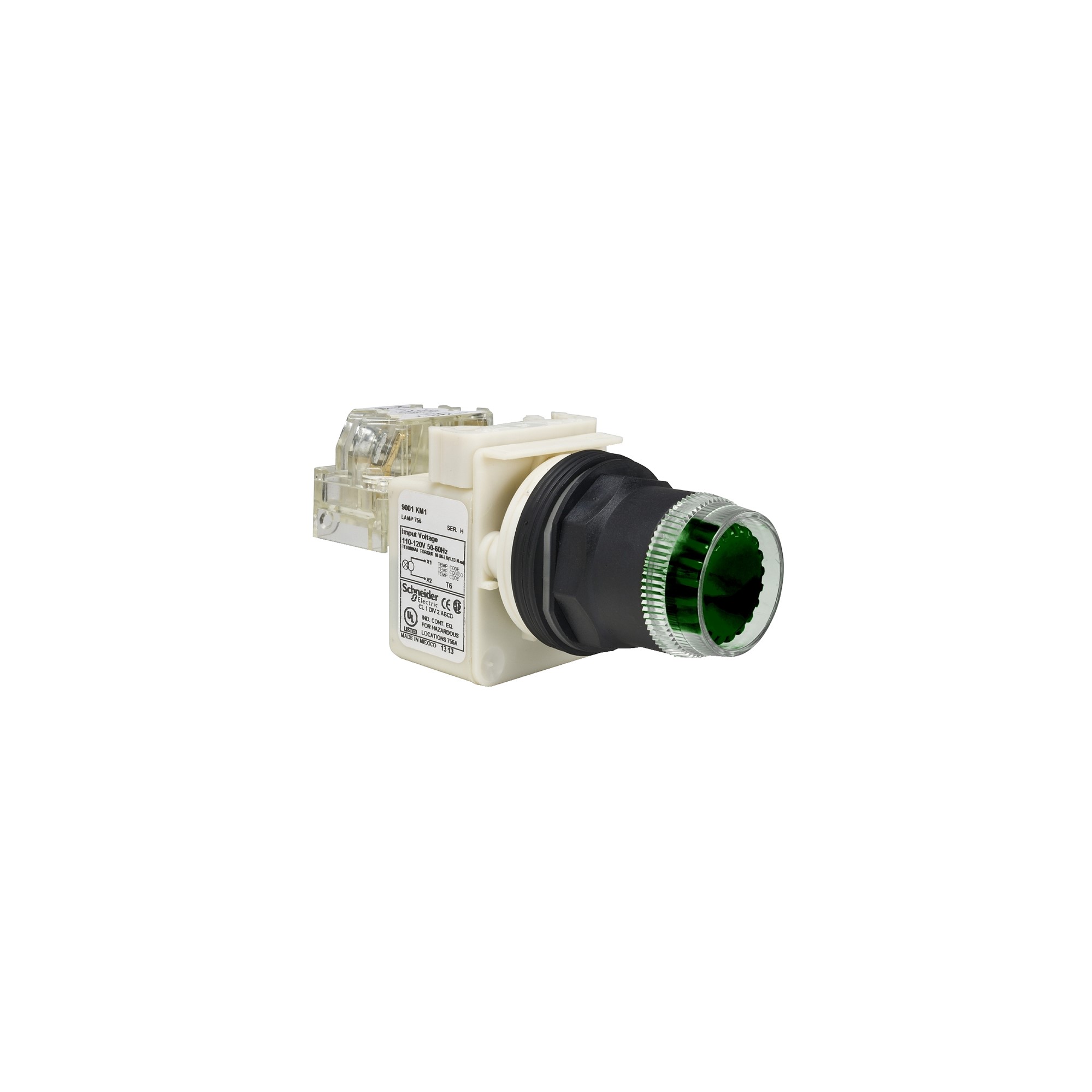 Pulsador Ilumin. Verde 110V 9001SK1L7GH13 — Schneider Electric — Schneider Electric