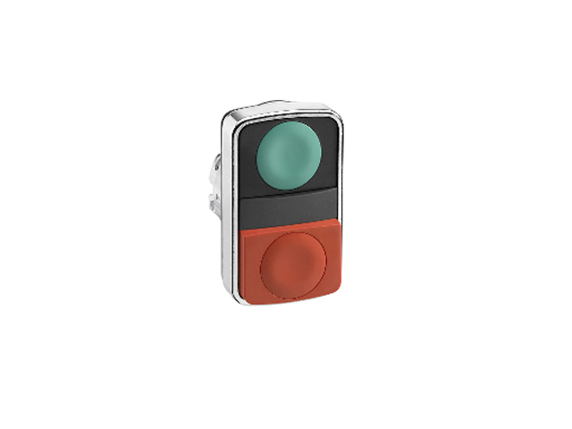 Pulsador Doble Met Rojo/verde ZB4BL7340 — Schneider Electric — Schneider Electric