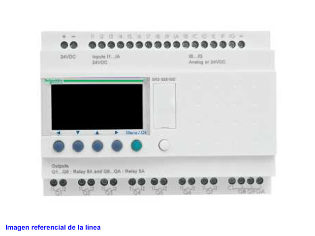 Zelio 16E/10S Rele Con Reloj 12VCC Con Pant SR3B261JD — Schneider Electric — Schneider Electric