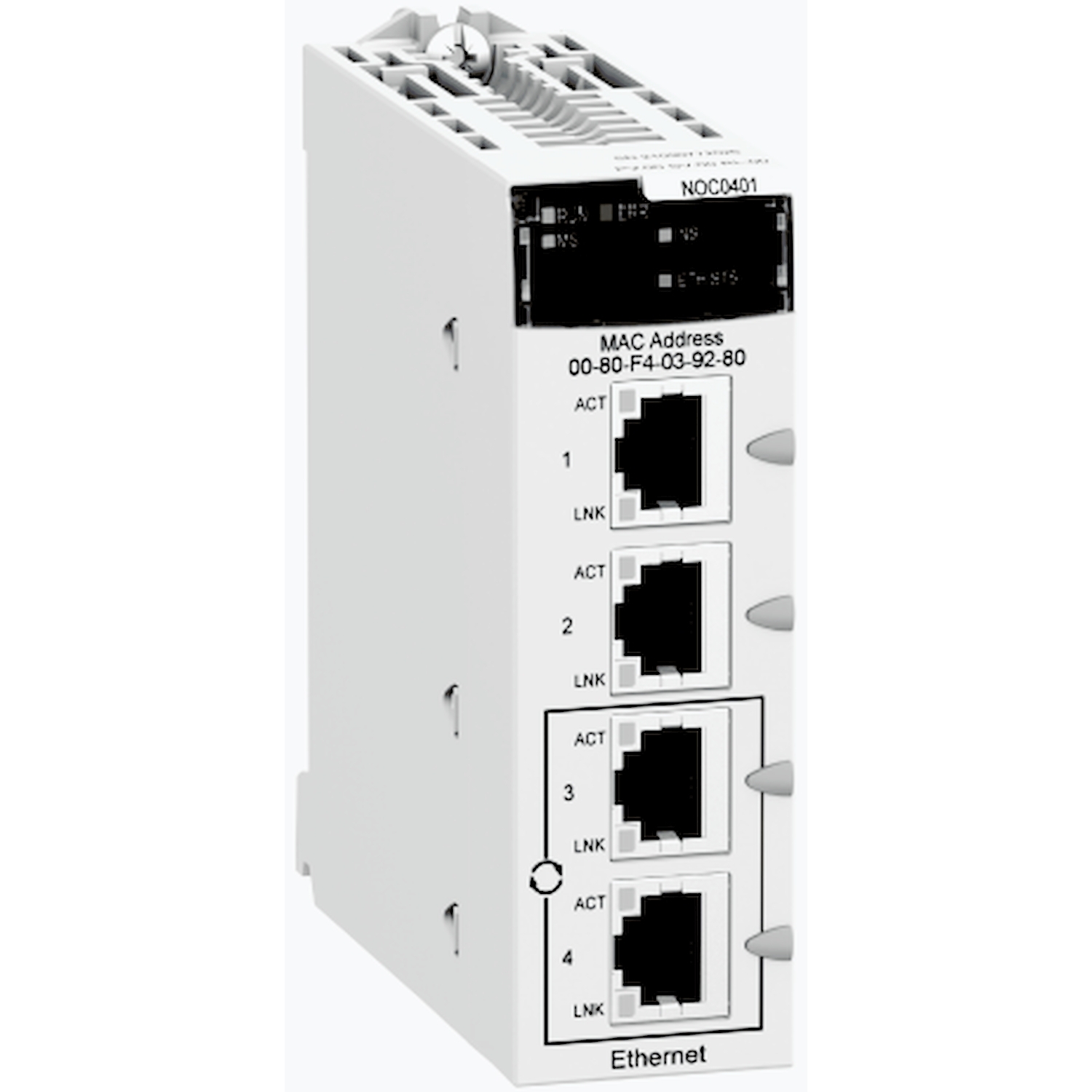 Modulo de Red Ethernet/ip Modbus Tcp P/M340 BMXNOC0401 — Schneider Electric — Schneider Electric