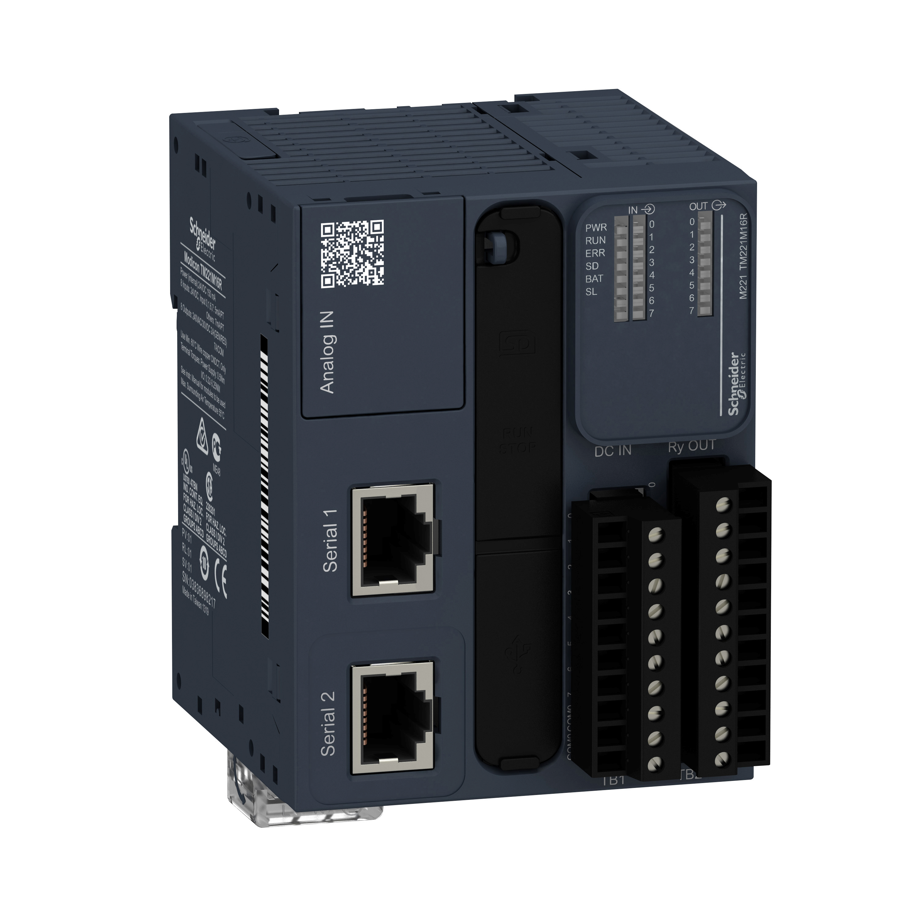 Plc/m 24VC 8ED+2EA/8SR Ser Tor TM221M16R M221 — Schneider Electric — Schneider Electric