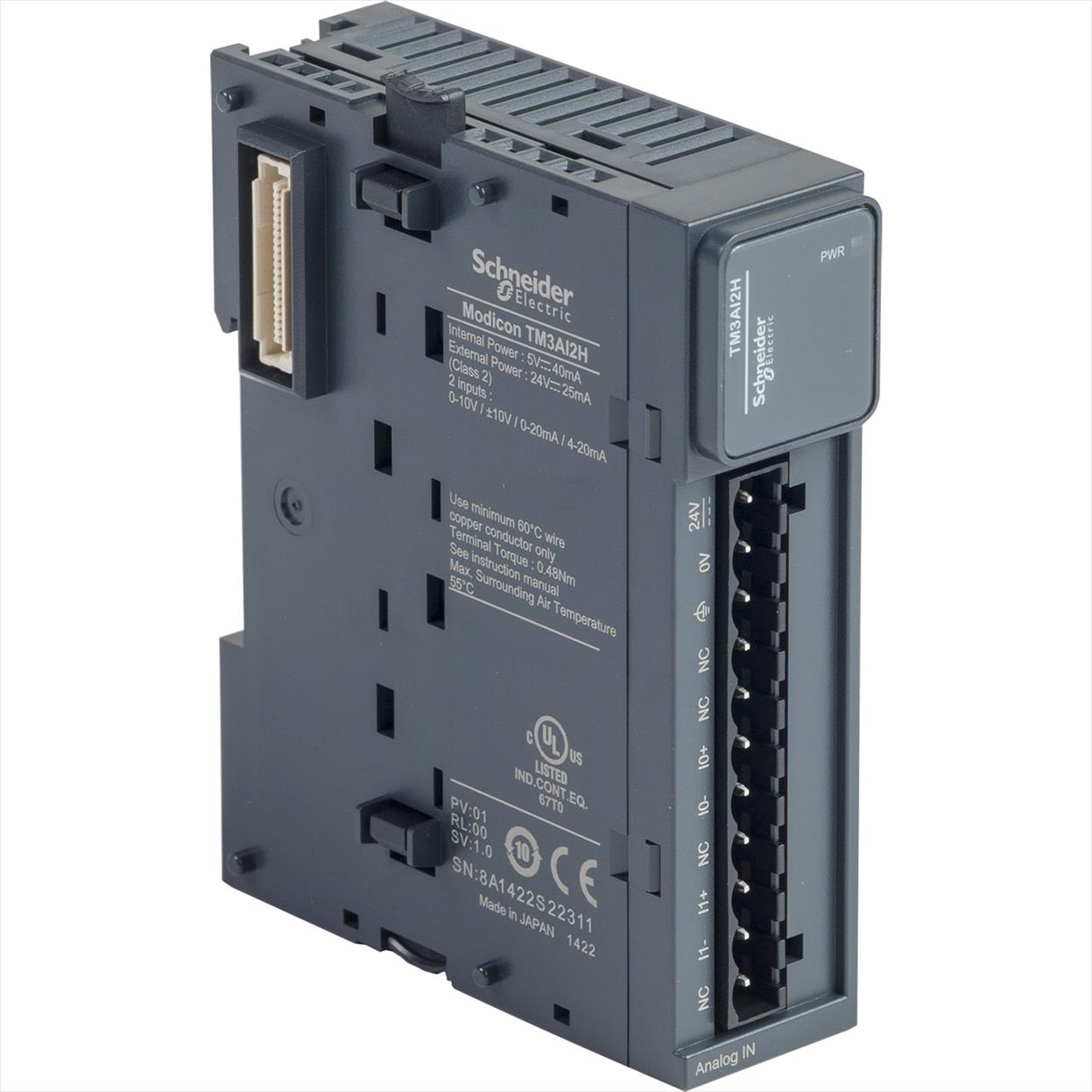 Modulo 2EA/TENSION/CORR Tornillo TM3AI2H M221 — Schneider Electric — Schneider Electric