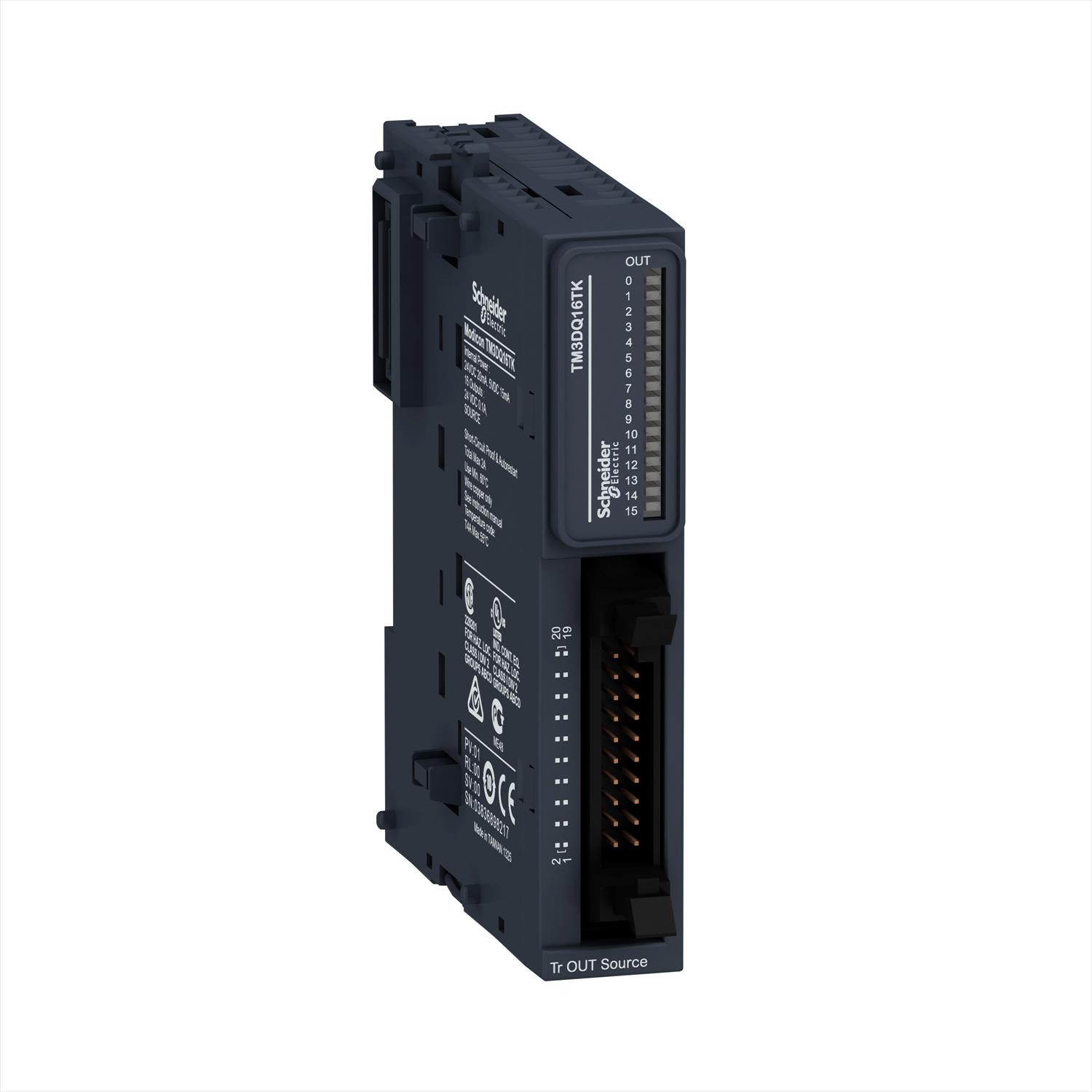 Modulo Salidas Digitales 16 X 24V DC - HE10 TM3DQ16TK — Schneider Electric — Schneider Electric