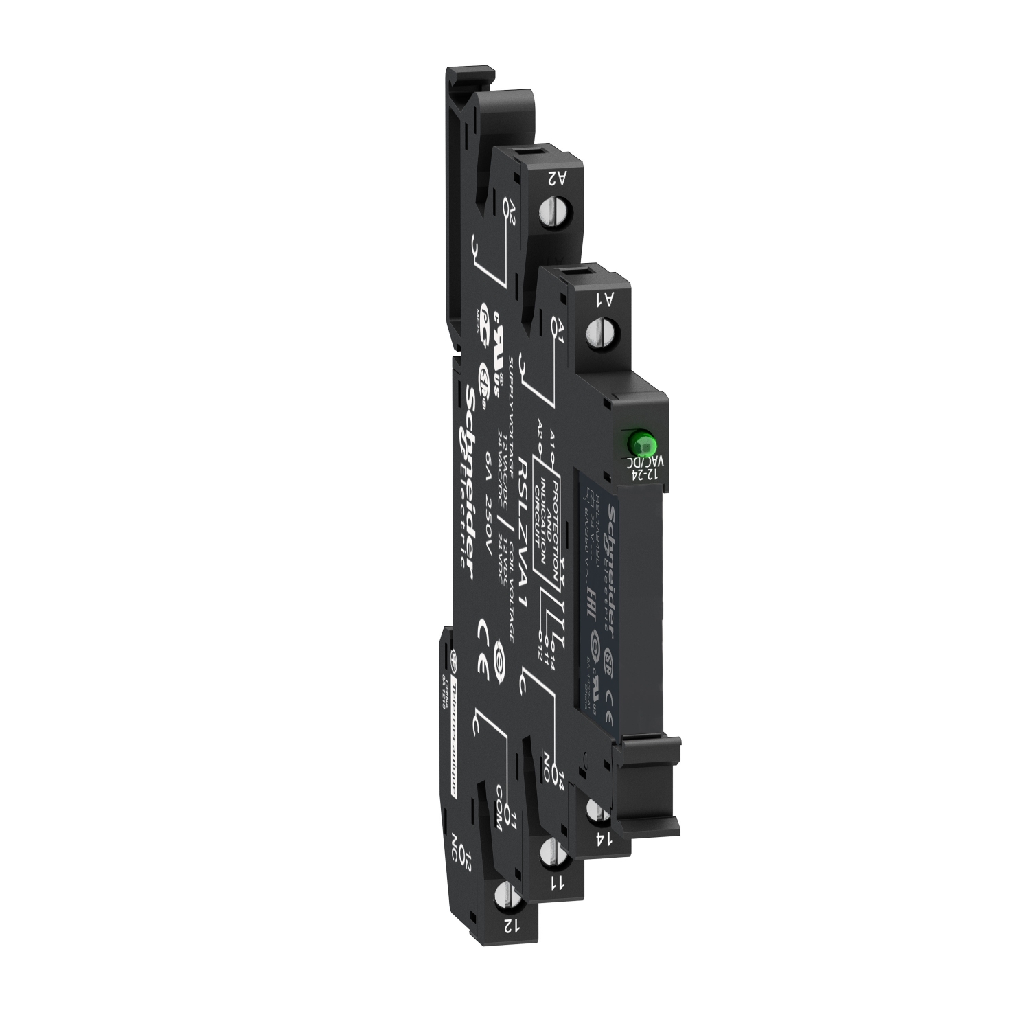 Relé INTERFACE 1NA+1NC 6A 230Vac/dc RSL1PVPU Schneider Electric — Schneider Electric