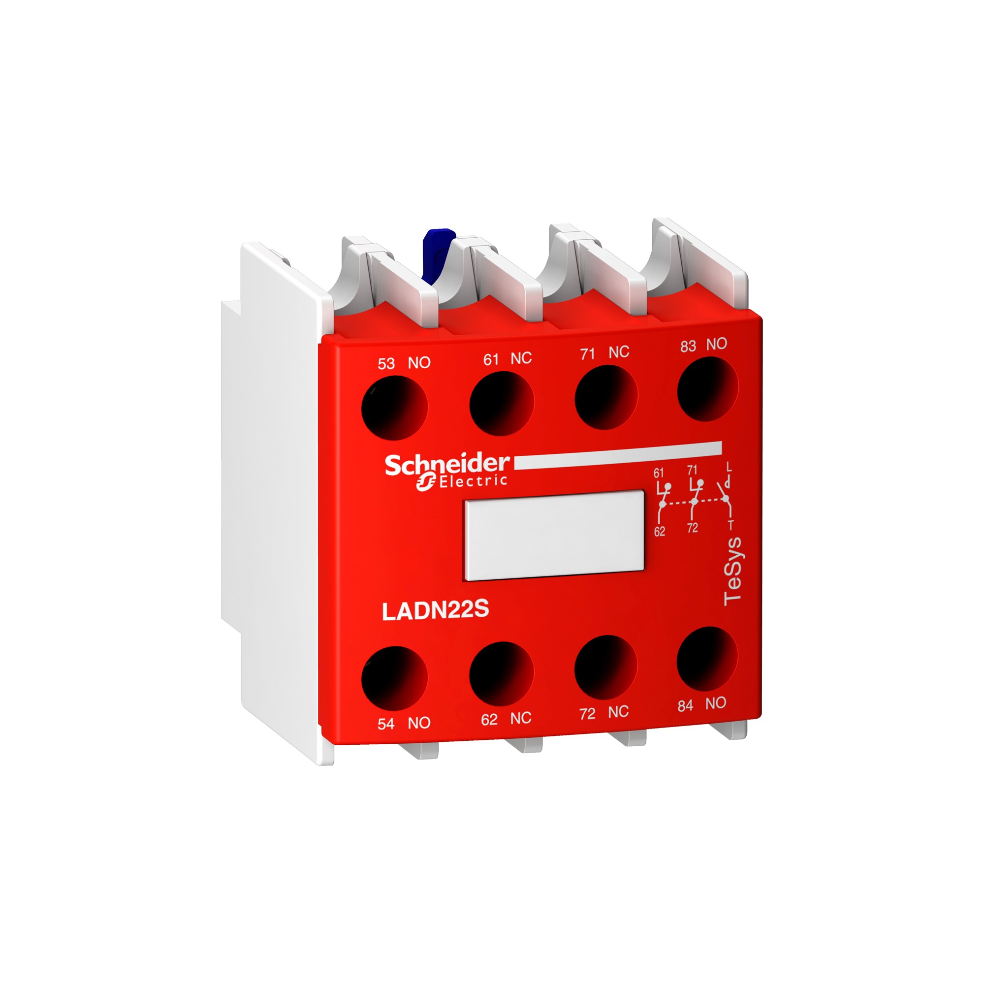 Block Contacto Auxiliar- 2NA+2NC 10A LADN22 Seg LADN22S — Schneider Electric — Schneider Electric