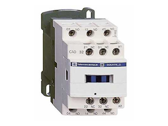 Contactor bobina 48VAC 3NA+2NC CAD32E7 Schneider — Schneider