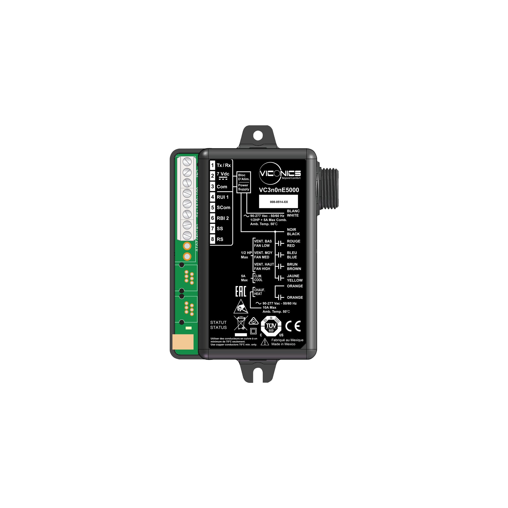 Relé UNIDAD FAN COIL 3 SALIDAS VC3500E5000 Schneider Electric — Schneider Electric