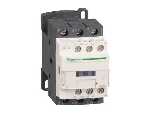 Contactor 32A bobina 380VAC NA+NC LC1D32Q7 Schneider — Schneider