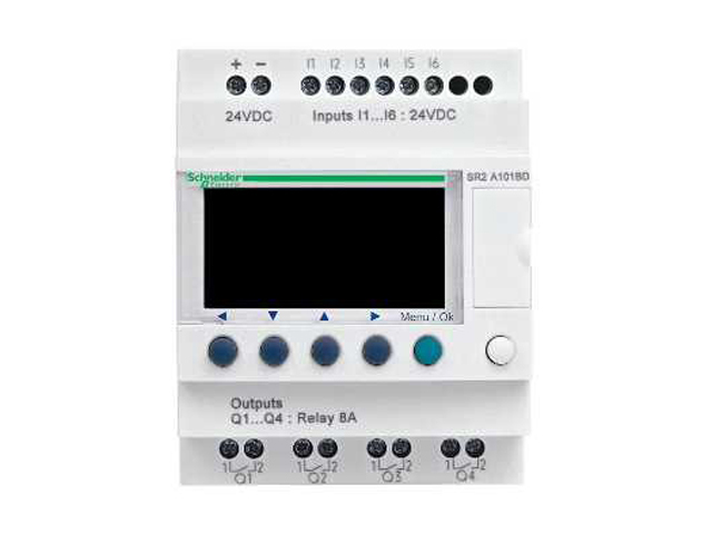 Zelio 6E/4S Rele Sin Reloj 240VAC Con Pant SR2A101FU — Schneider Electric — Schneider Electric
