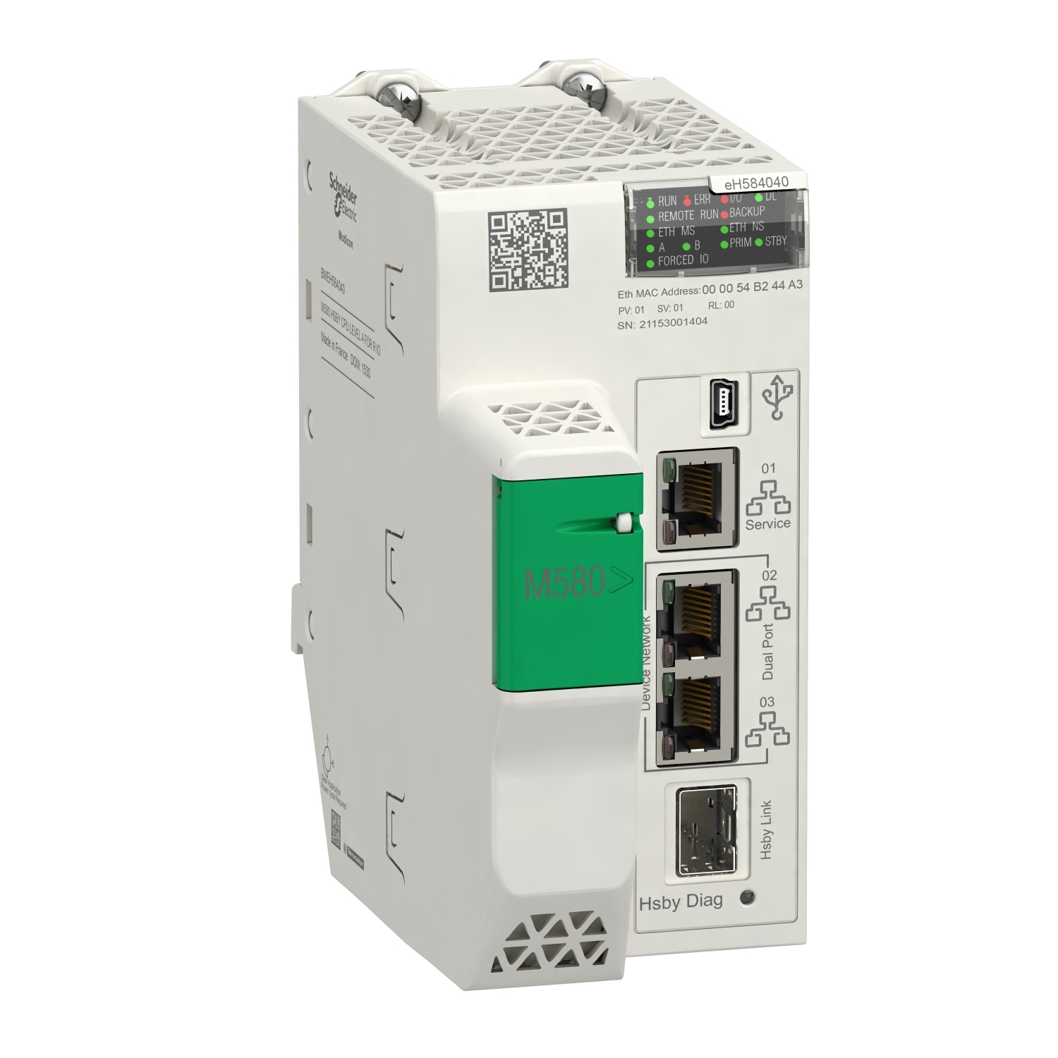 Controlador PLC CPU M580 Para Sistema Redundante BMEH584040 — Schneider Electric — Schneider Electric