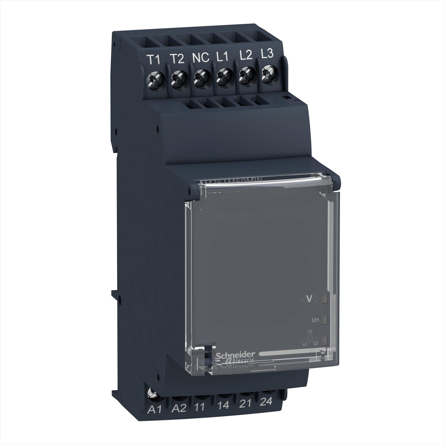 Relé CONTROL TENSION Y TEMP MOTOR 24-240V AC/DC 2NA RM35TM50MW Schneider Electric — Schneider Electric
