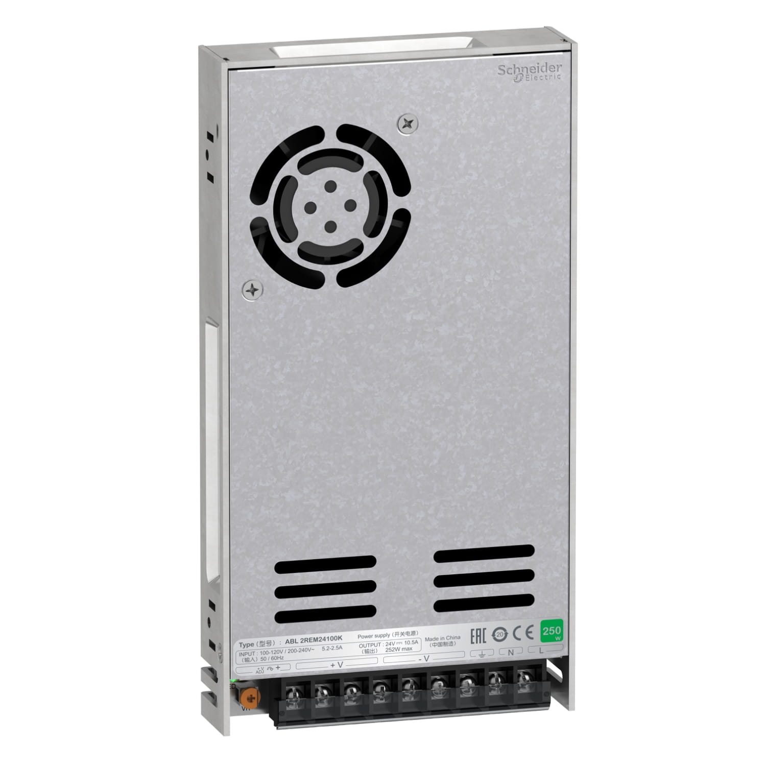 Fuente de Poder SUPPLY, DC24V,250W ABL2REM24100K — Schneider Electric — Schneider Electric