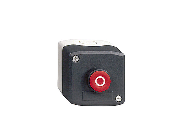 Caja con Pulsador Rasante 22mm Plastico Rojo con o - NC XALD112 — Schneider Electric — Schneider Electric