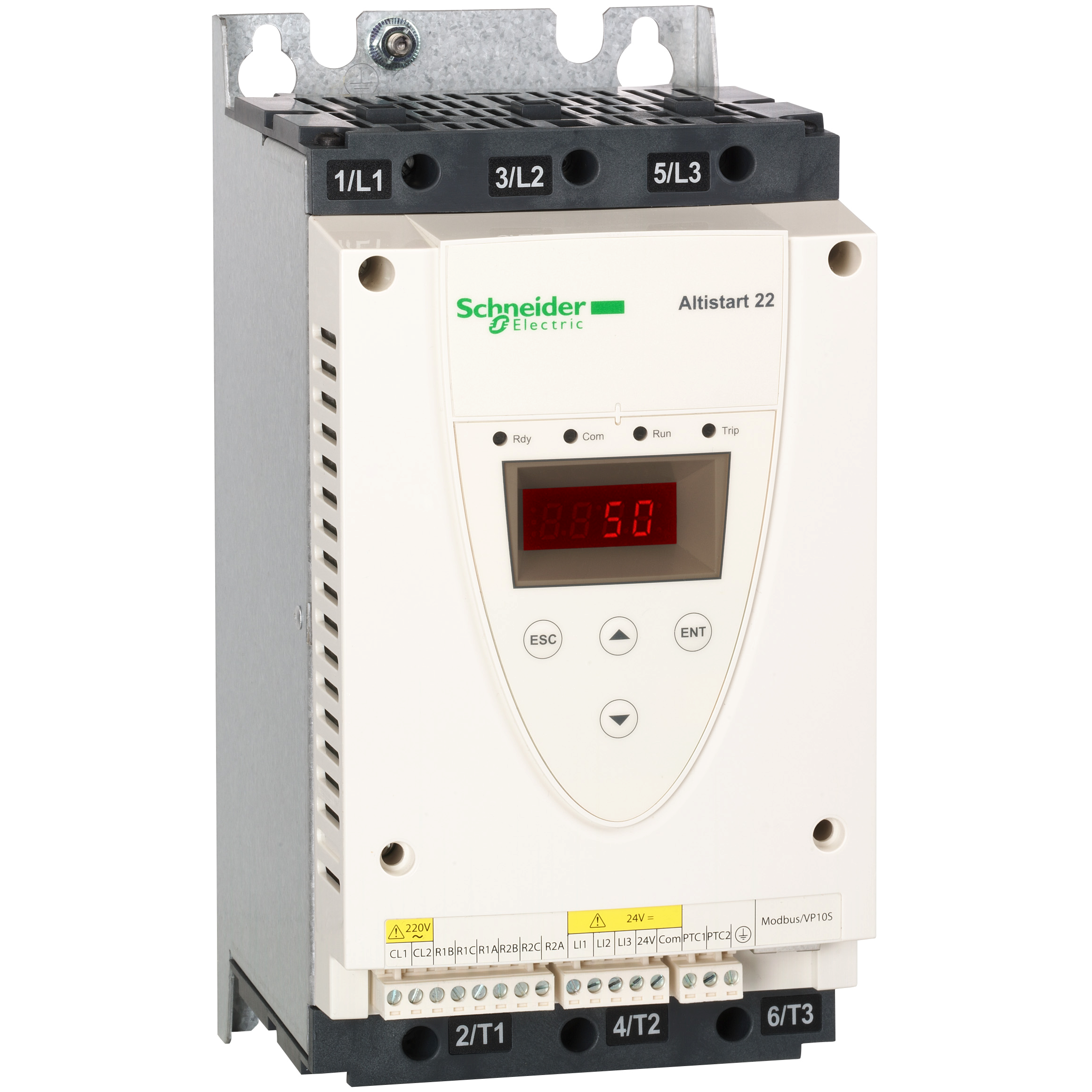 Arrancador Suave 230/400V 14.8A 7.5kW ATS22D17Q — Schneider Electric — Schneider Electric