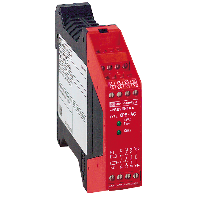 Relé EMERG CAT3 115VAC 3NA+ESOLIDO XPSAC3421 Schneider Electric — Schneider Electric