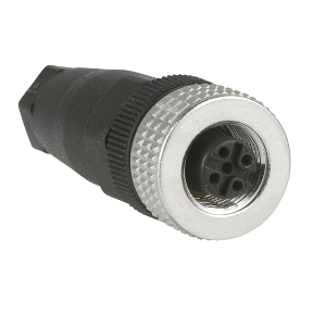 Conector Recto M12 4CONT Para Sensor Prox XZCC12FDM4OB — Schneider Electric — Schneider Electric