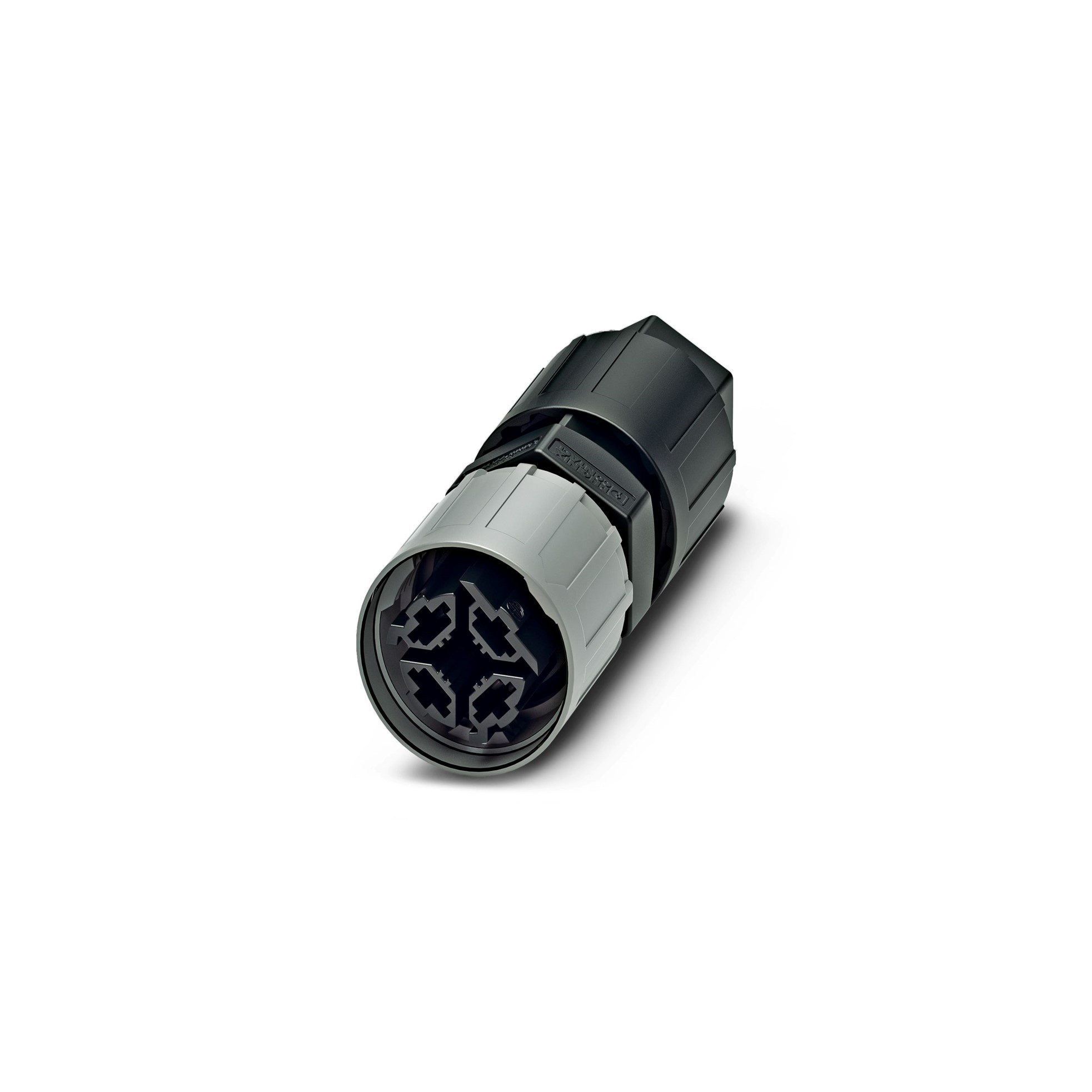Conector Qpd Vol Hbra Blqueo/gr 3P+T 1.5mm² CABL/5-9.5mm 1414703 — Phoenix Contact — Phoenix Contact