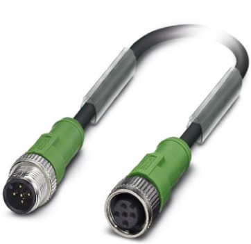 Cable para Sensores/actuadores - SAC-5P-M12ms/1,5-PUR/M12FS 1681606 — Phoenix Contact — Phoenix Contact