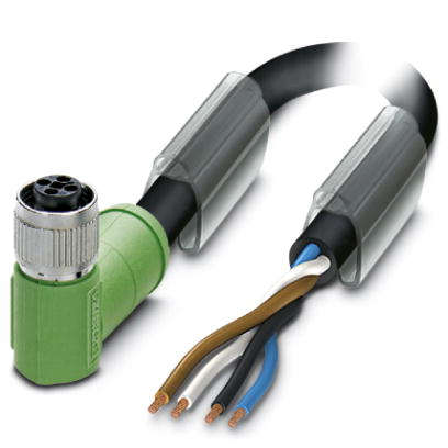 Cable de Potencia - SAC-4P- 2,0-PUR/M12FRT 1408828 — Phoenix Contact — Phoenix Contact