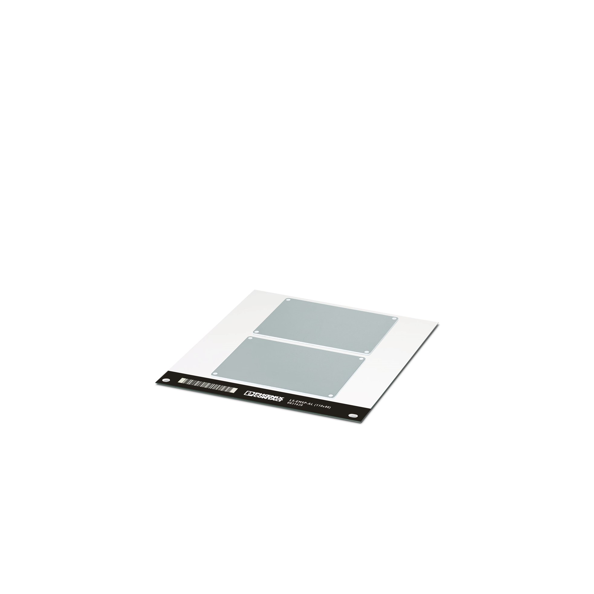 Marca No/adh Aluminio 110x80mm PLACA/2UN Plateado 831620 — Phoenix Contact — Phoenix Contact