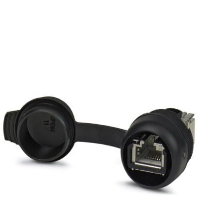 Pc Conector RJ45 8P Toma/toma CAT6A Con Tapa 1425186 — Phoenix Contact — Phoenix