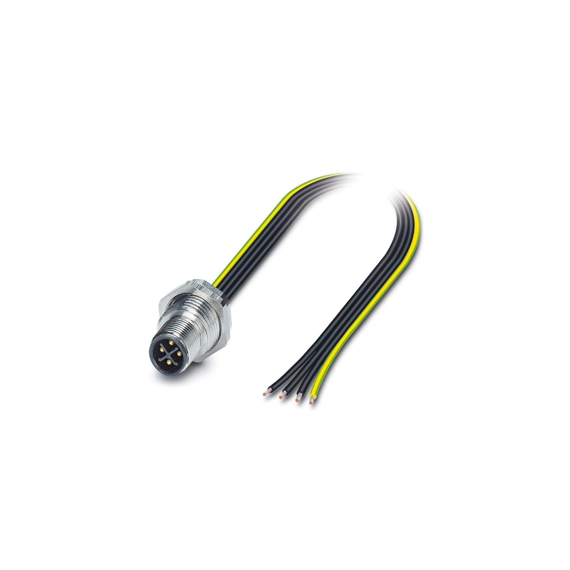 Conector Enchuf. para Apar. Pared Poster. SACC-DSI-M12MSS-4CON-M16/0.5PE 1424132 — Phoenix Contact — Phoenix Contact