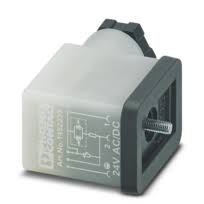 Pc Conector E/valv Tipo/bi 3P 24VACC Con Led/var M16 1452233 — Phoenix Contact — Phoenix Contact