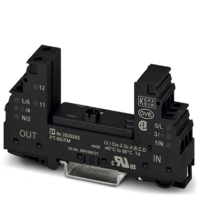 Elemento Base de Proteccion Contra Sobretensiones Tipo 3 - Pt-be/fm 2839282 — Phoenix Contact — Phoenix Contact